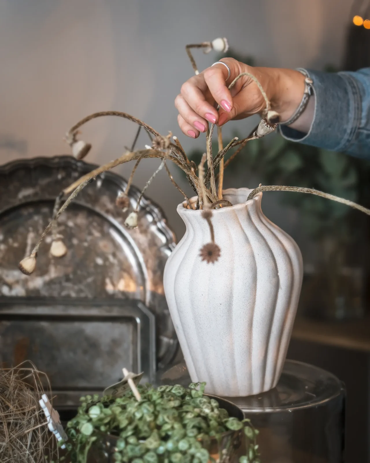 Textur och färgdetaljer i säsongsblommor